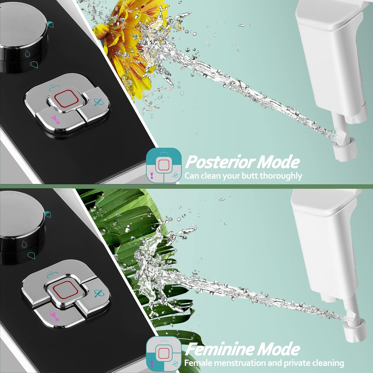 SAMODRA bidet attachment — nozzle close-up